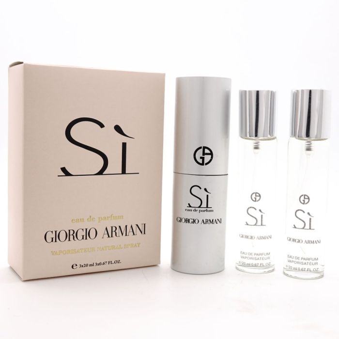 Eau de toilette 3*20 ml Giorgio Armani Si