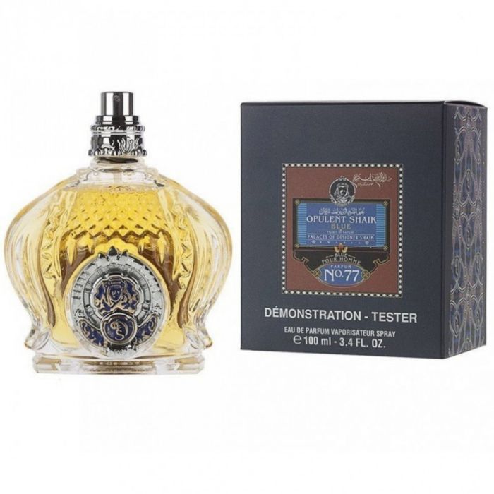 Tester Opulent Shaik Blue #77 for Men 100 ml