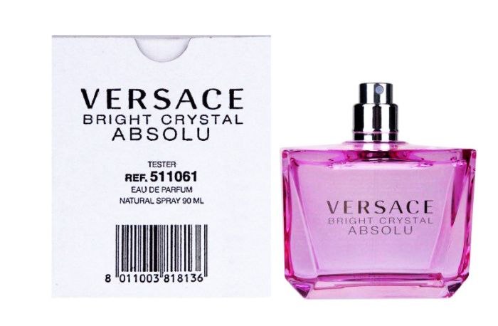 Tester Versace Bright Crystal Absolu for woman 90 ml