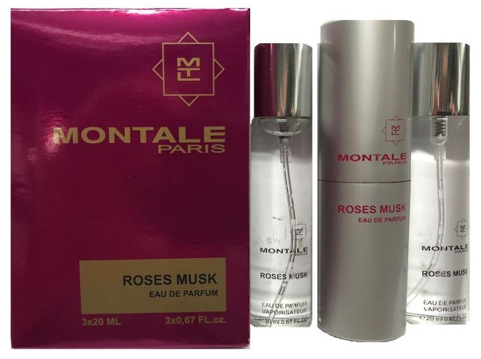 Perfume water 3*20 ml Montale Roses Musk