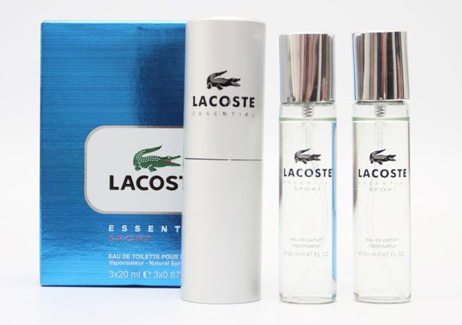 Eau de toilette 3*20 ml Lacoste Essential Sport