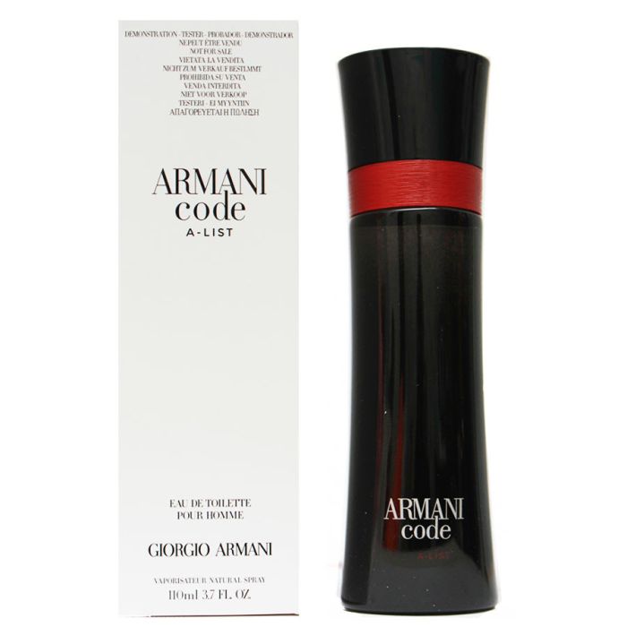 Tester Giorgio Armani Code A-List eau de toilette pour homme 110 ml