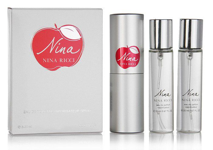 Eau de toilette 3*20 ml Nina Ricci Nina (Red Apple)