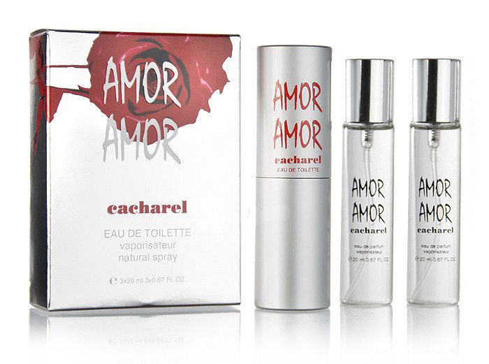 Eau de toilette 3*20 ml Cacharel Amor Amor