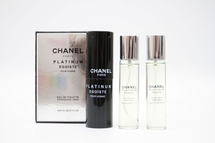 Eau de toilette 3*20 ml Chanel Egoiste Platinum