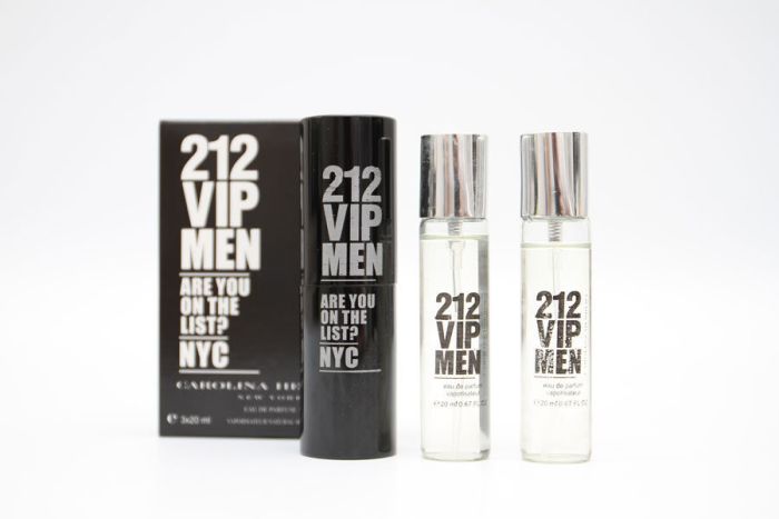 Eau de toilette 3*20 ml Carolina Herrera 212 Vip Men