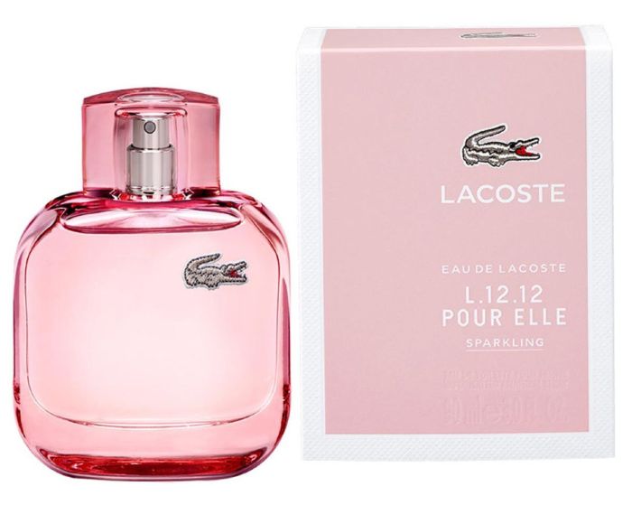 Women's perfume Lacoste. Eau De L.12.12 Pour Elle Sparkling 90 ml